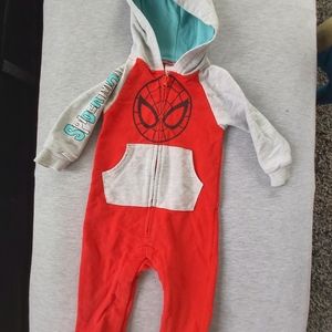 Marvel Spiderman Hooded Sweatsuit 12m